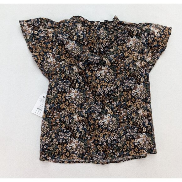 Time and Tru Women's Top Size S 4-6 Blue Floral Bohemian NEW - Picture 14 of 14